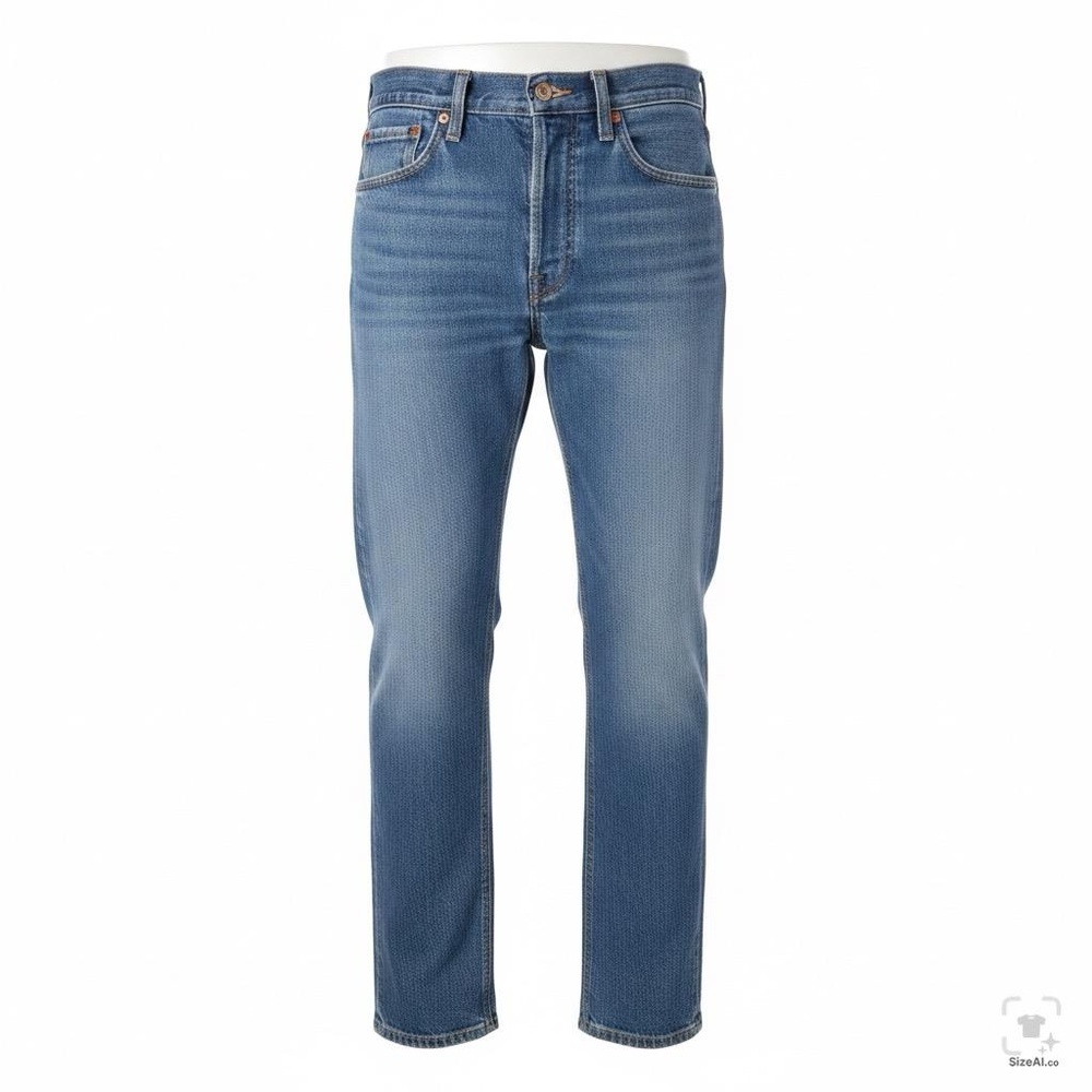 Levis 511 Jeans Mens 33x28 Blue Denim Stretch Slim Fit Tapered Distressed